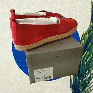 Aquatalia Women's Suede Espadrilles Slip-On Size 12 M